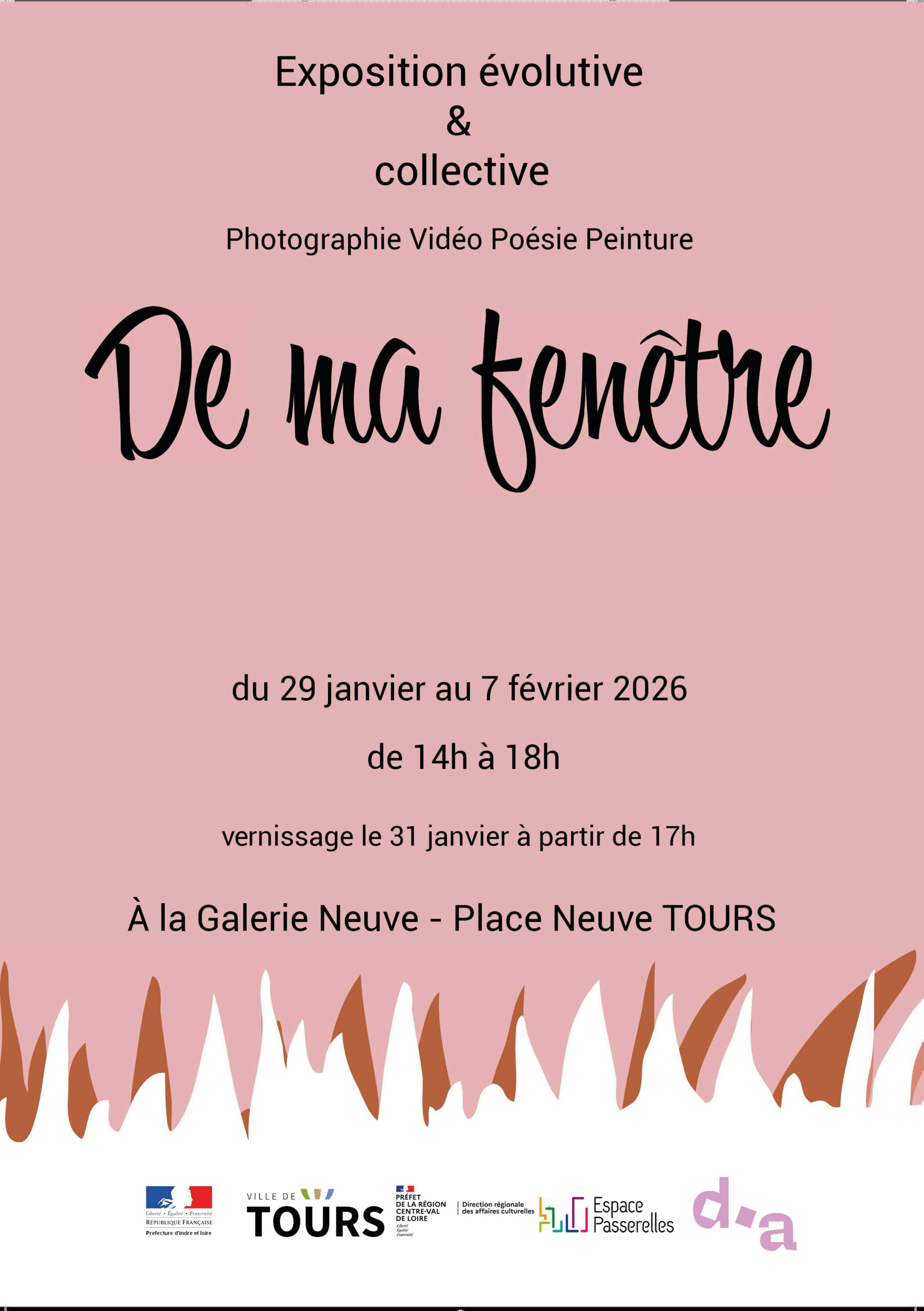 « De ma fenêtre » 2026, exposition collective et évolutive